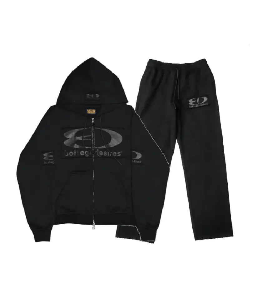 Bottega Desires Black Tech Tracksuit